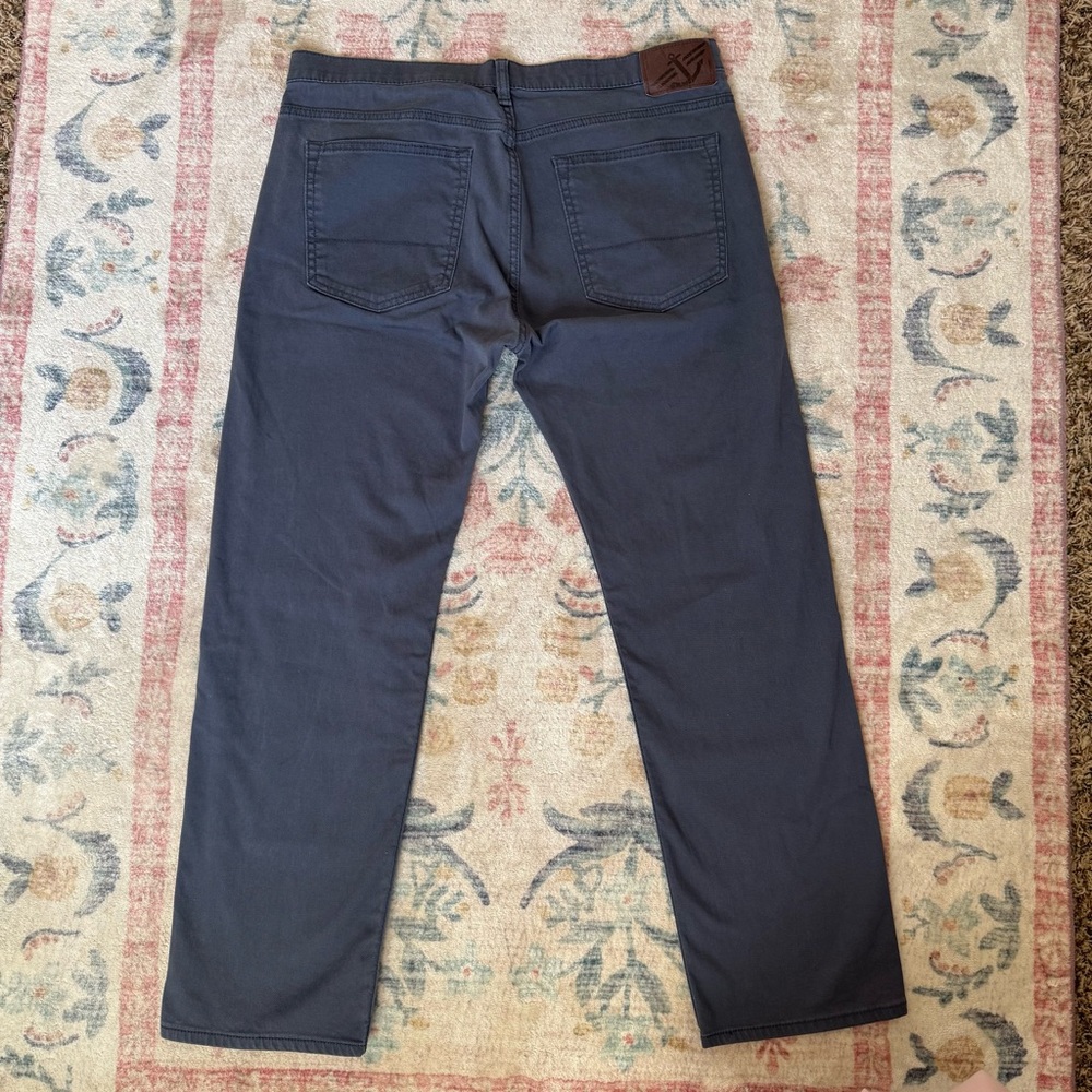 Men's Straight-Fit Docker Jeans Slate Blue - Picture 3 of 9